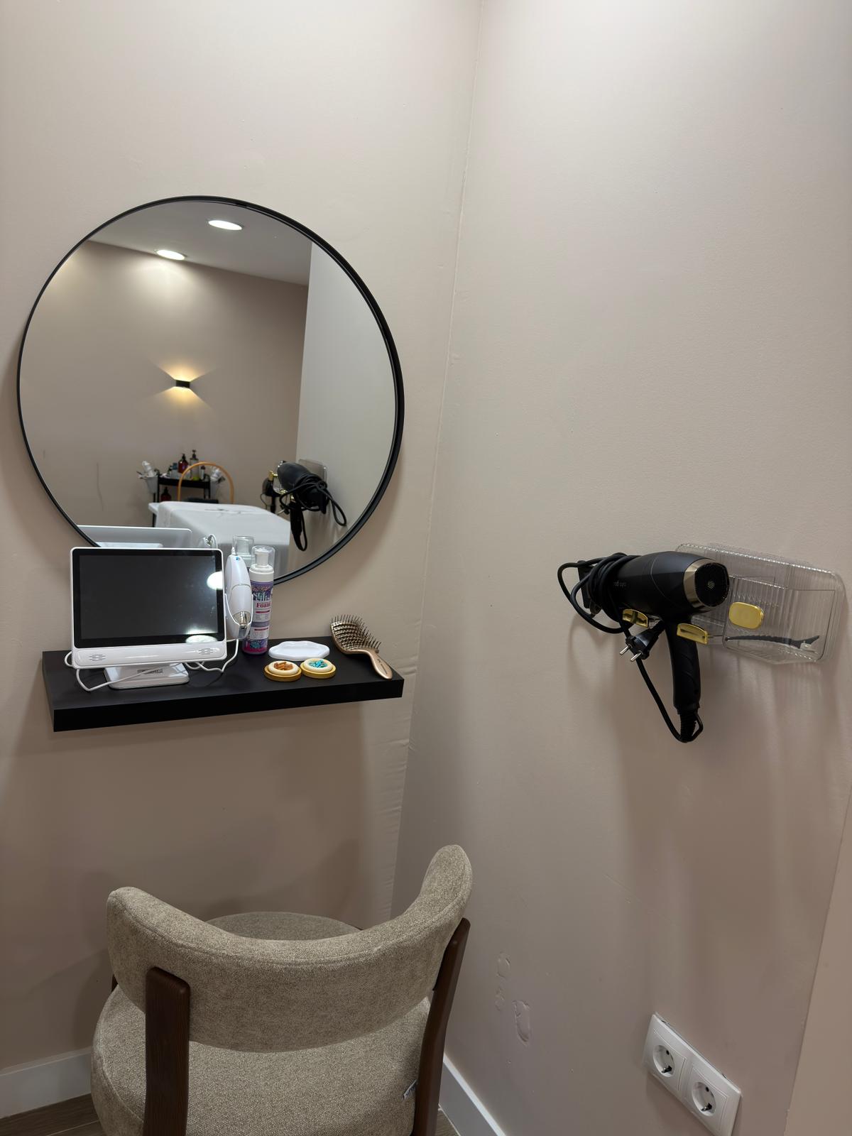 Zona de diagnóstico de pelo y cara