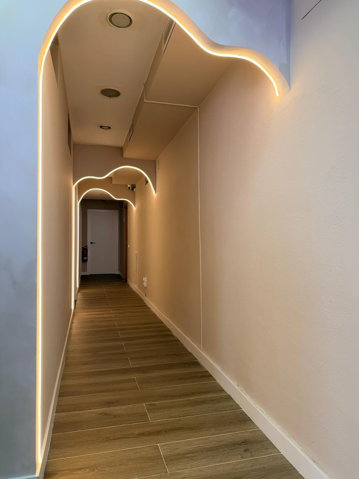 Pasillo de las cabinas de SILENCIUM